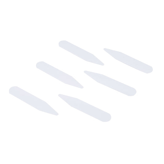 6 kraagbaleinen naast elkaar.