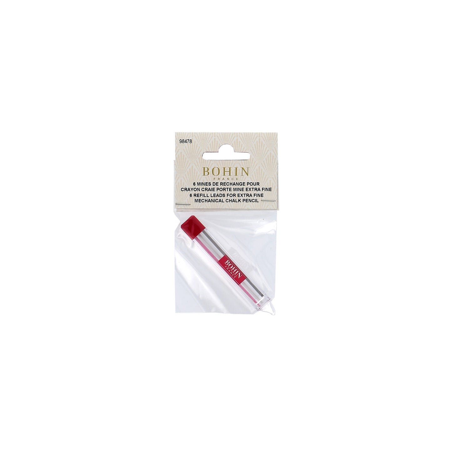 Refill extra fine for chalk pencil 0.9 mm multi-coloured