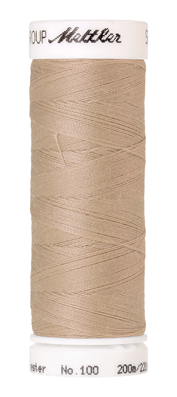 Naaigaren Seralon Mettler kleur wit - beige - gele tinten