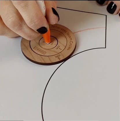 Cirkels voor naadtoeslag