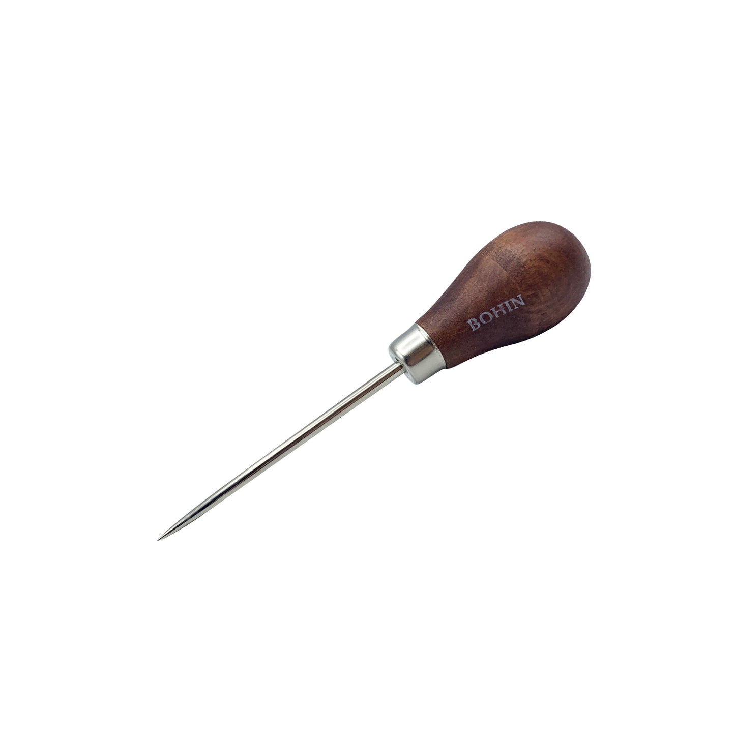 Awl with wooden handle