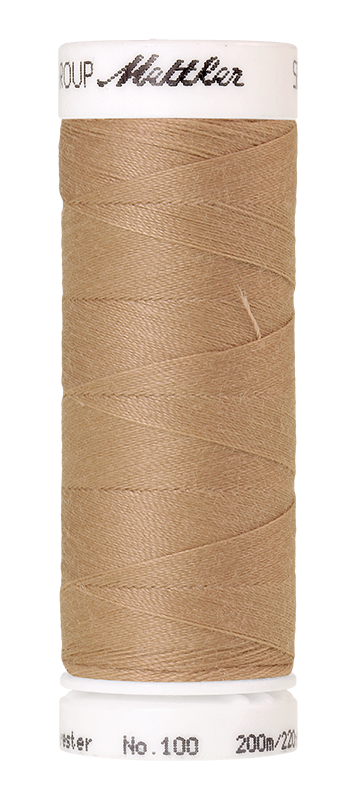 Naaigaren Seralon Mettler kleur wit - beige - gele tinten