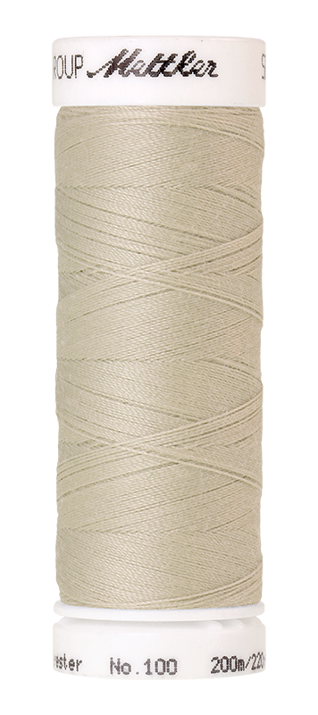 Naaigaren Seralon Mettler kleur wit - beige - gele tinten