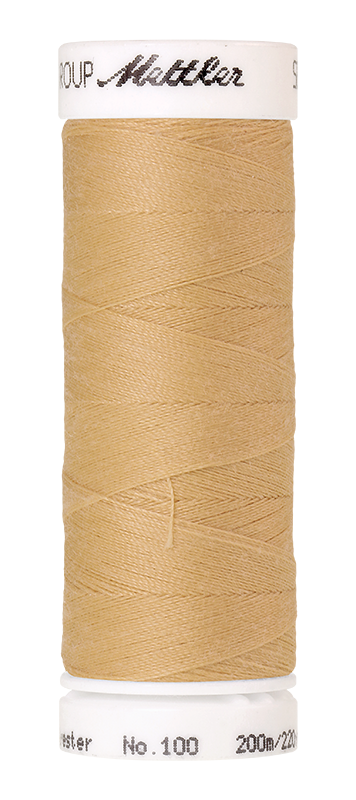 Naaigaren Seralon Mettler kleur wit - beige - gele tinten