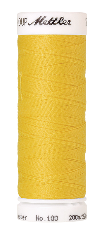 Naaigaren Seralon Mettler kleur wit - beige - gele tinten