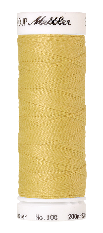 Naaigaren Seralon Mettler kleur wit - beige - gele tinten
