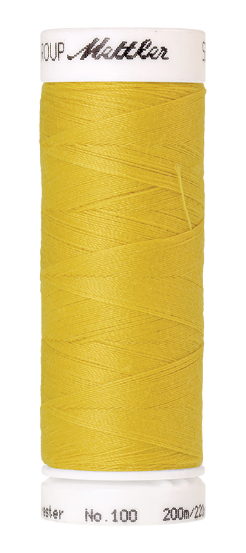 Naaigaren Seralon Mettler kleur wit - beige - gele tinten