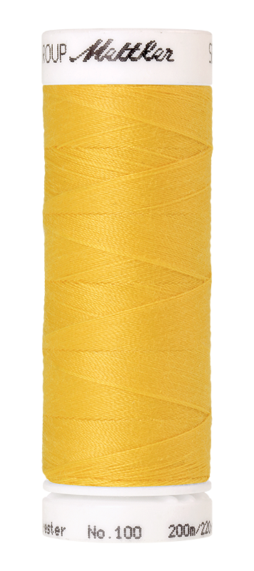 Naaigaren Seralon Mettler kleur wit - beige - gele tinten