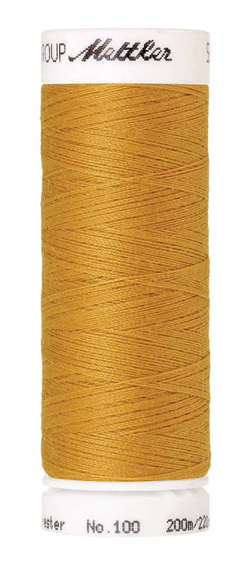 Naaigaren Seralon Mettler kleur wit - beige - gele tinten