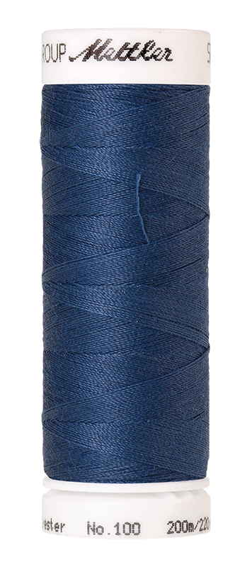 Naaigaren Seralon Mettler kleur blauwe tinten