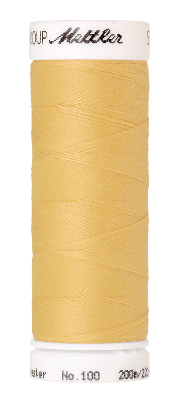 Naaigaren Seralon Mettler kleur wit - beige - gele tinten