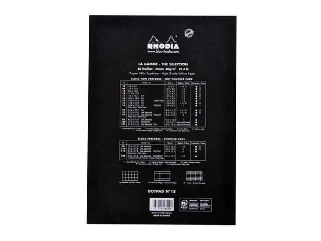 Schrijfblok met dots