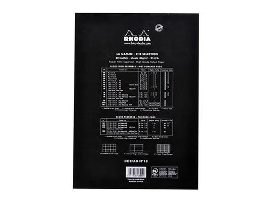 Schrijfblok met dots