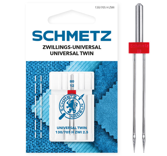 Universele tweelingnaald 2.5x80-12